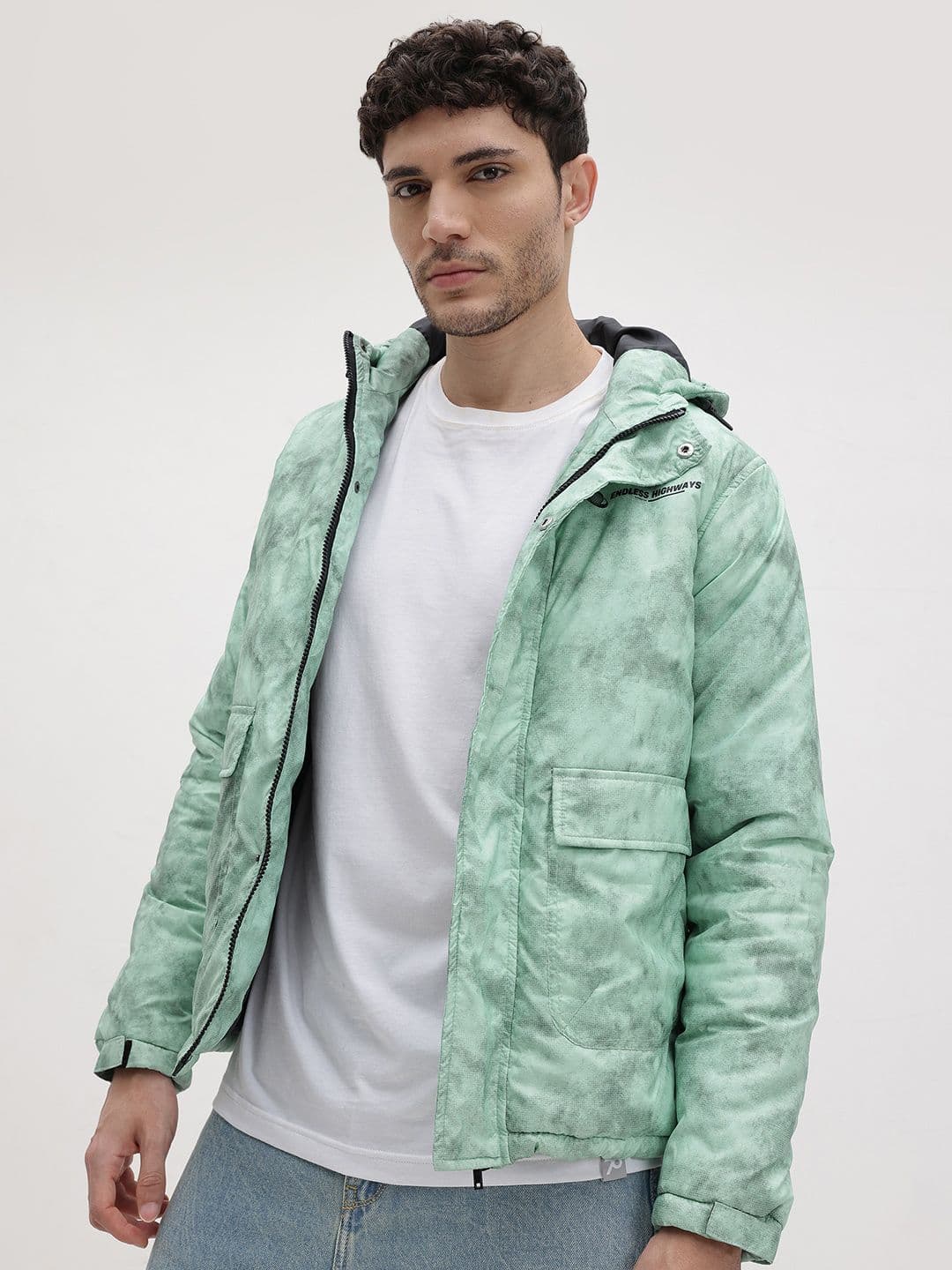 The Roadster Life Co. Tie and Dye Padded Jacket - view 1