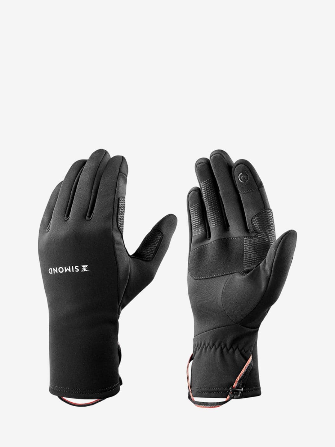 Decathlon Forclaz - Adults Black MT500 Breathable Mountain Trekking Gloves - view 1