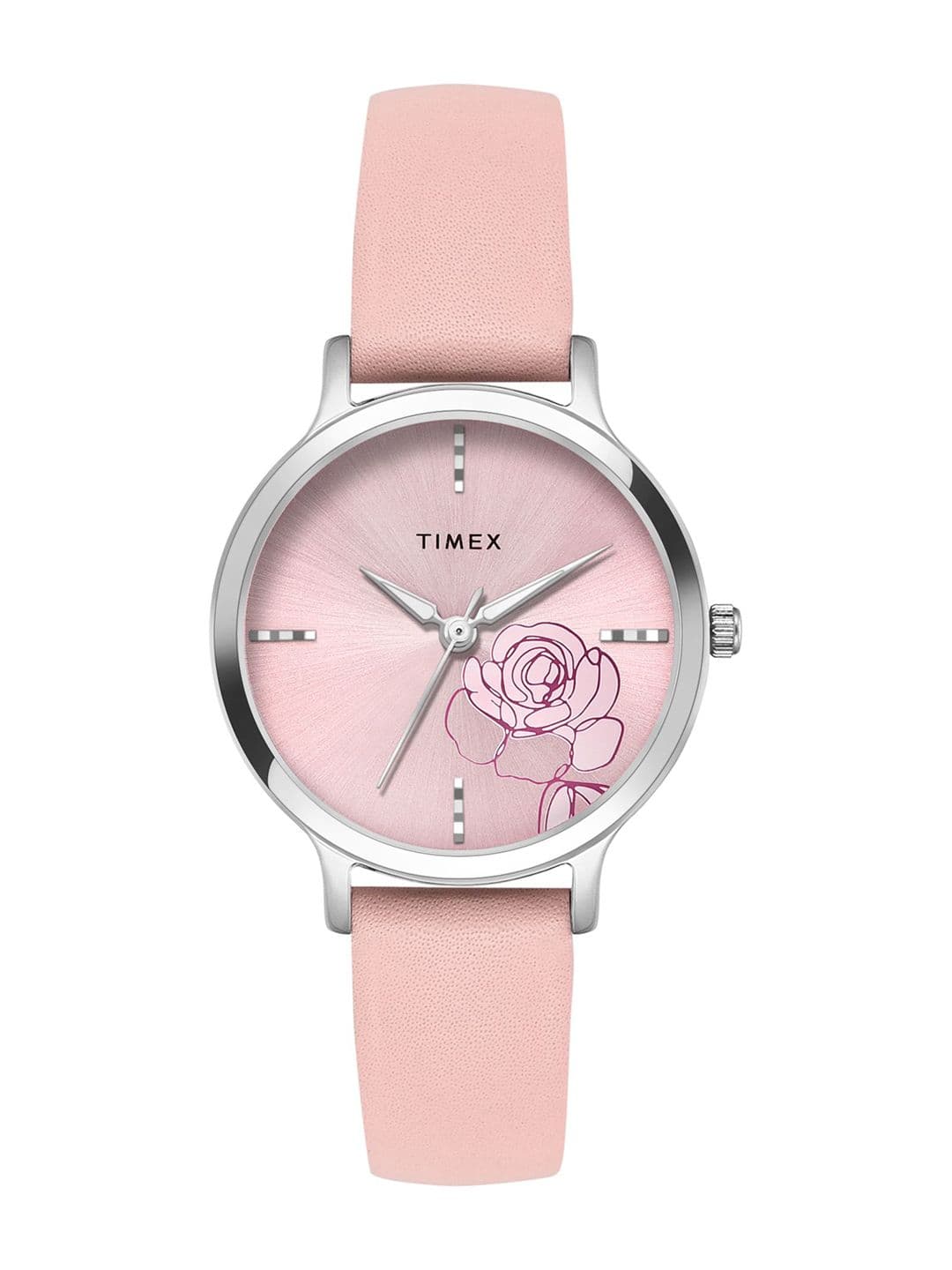 Timex Trendline Round 21mm Pink Dial Analog Women Watch - TWTL12307 - view 1