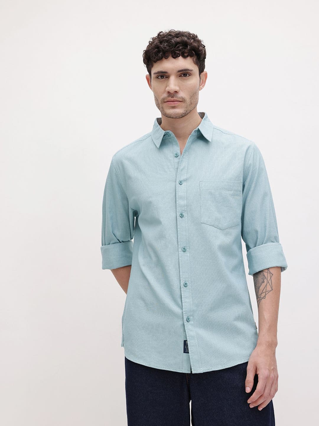 The Roadster Life Co. Pure Cotton Casual Shirt - view 1