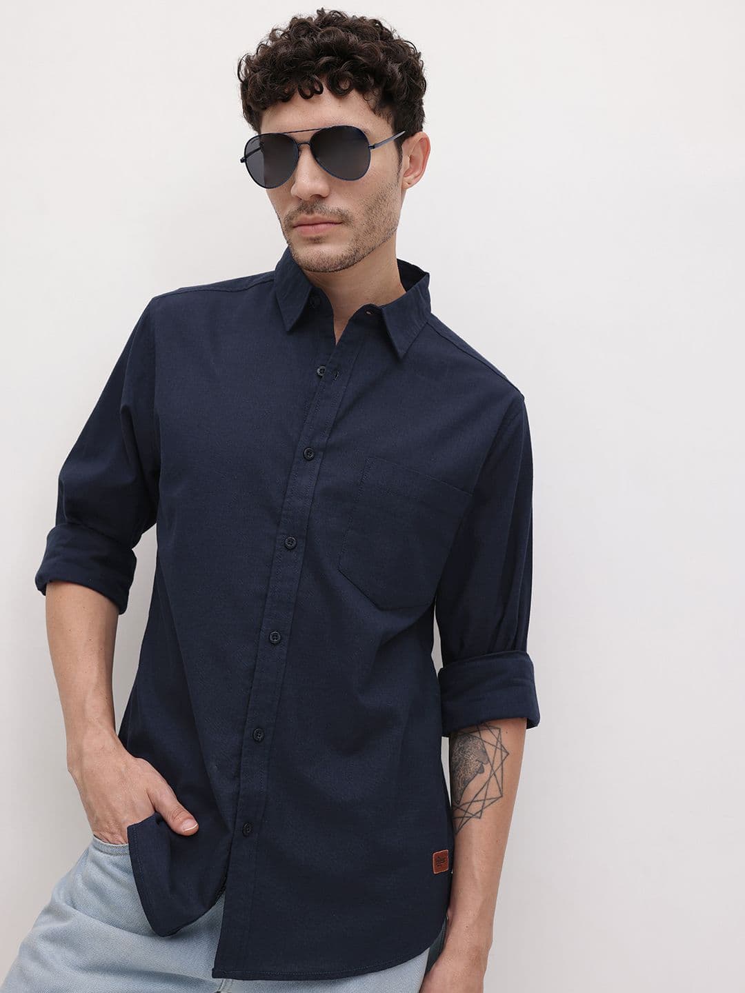 The Roadster Life Co. Pure Cotton Casual Shirt - view 1