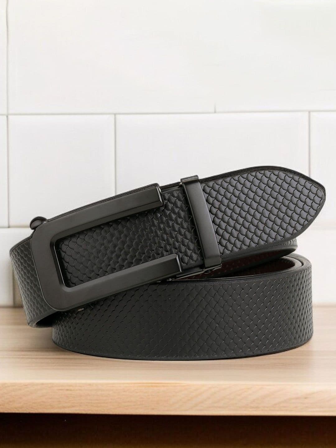 Killer Men Textured Leather Reversible Belt - view 1