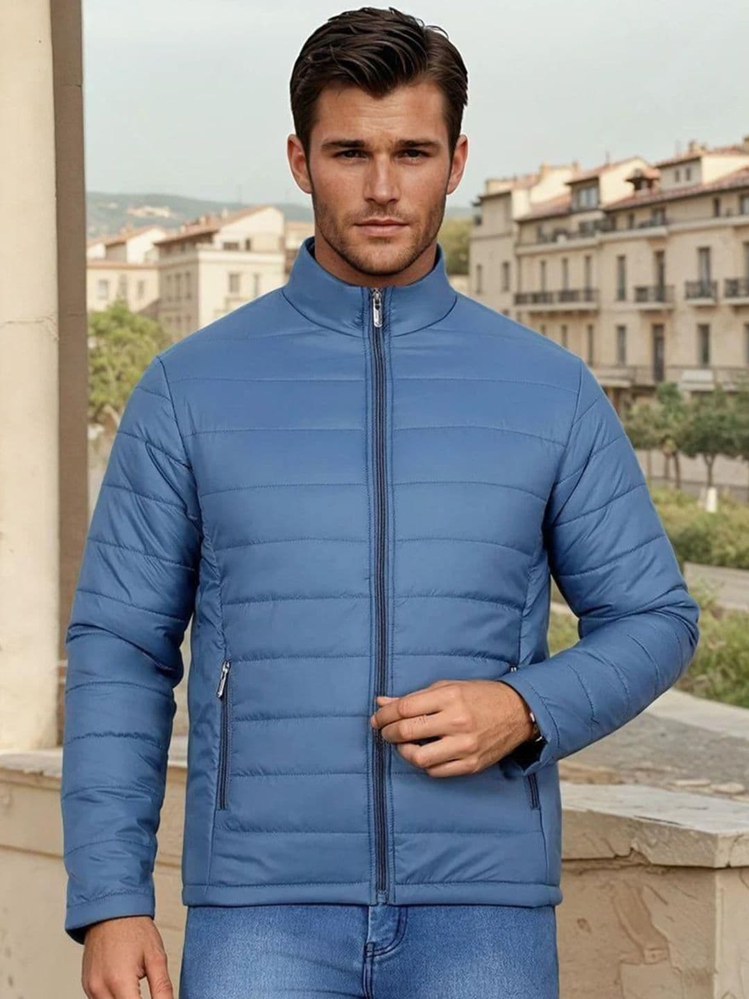 Kotty Men Mock Collar Puffer Jacket - view 1