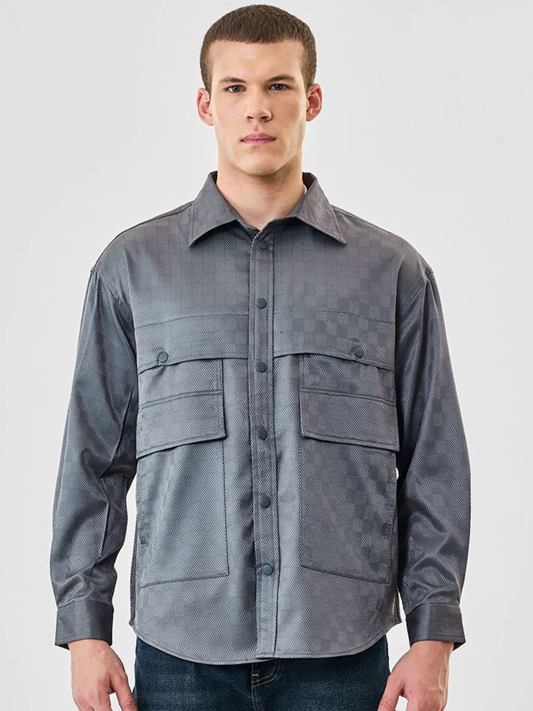 Snitch Men Geometric Varsity Jacket - view 1