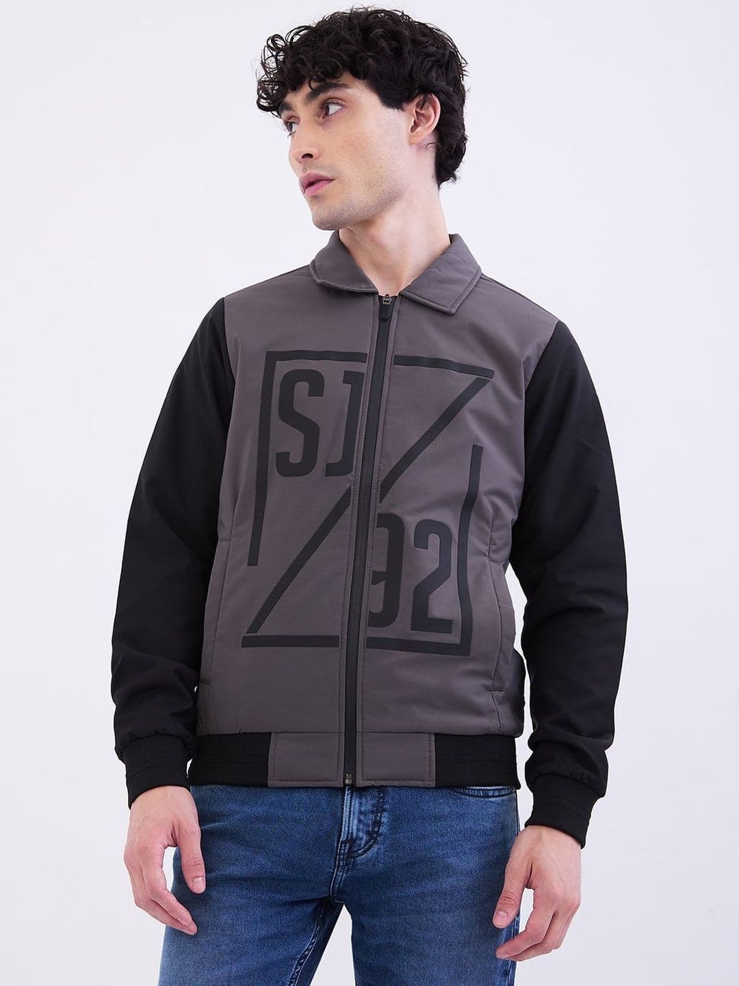 SPYKAR Men Grey Polyester Jackets - view 1