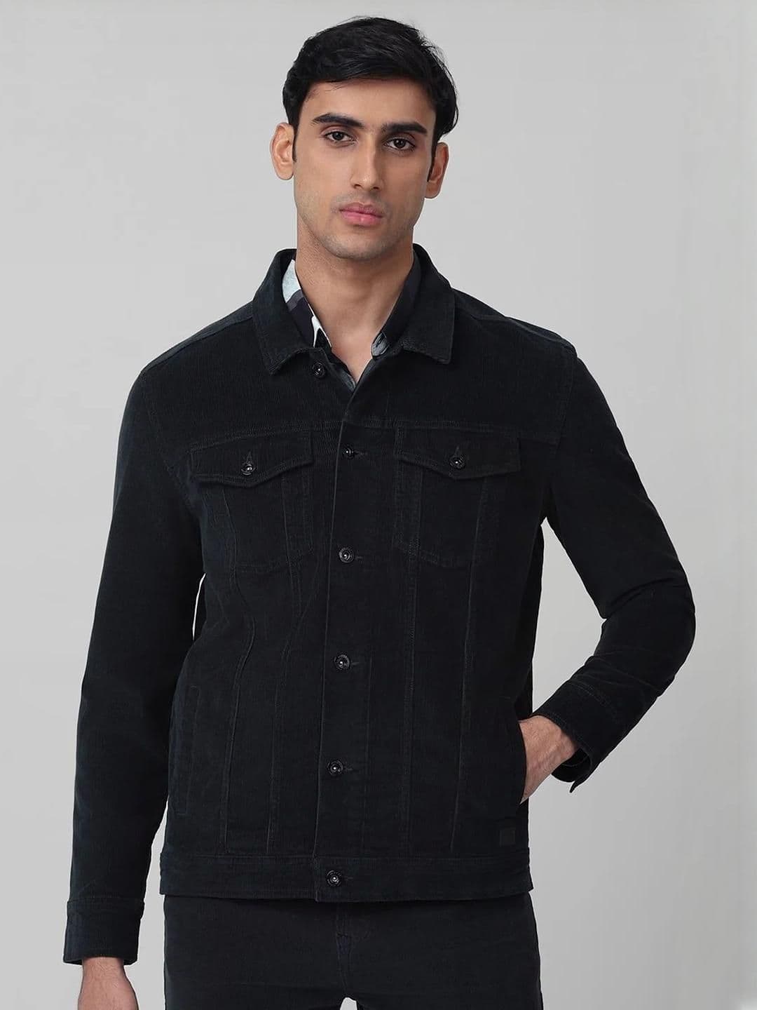 Mufti Spread Collar Open Front Jacket - view 1