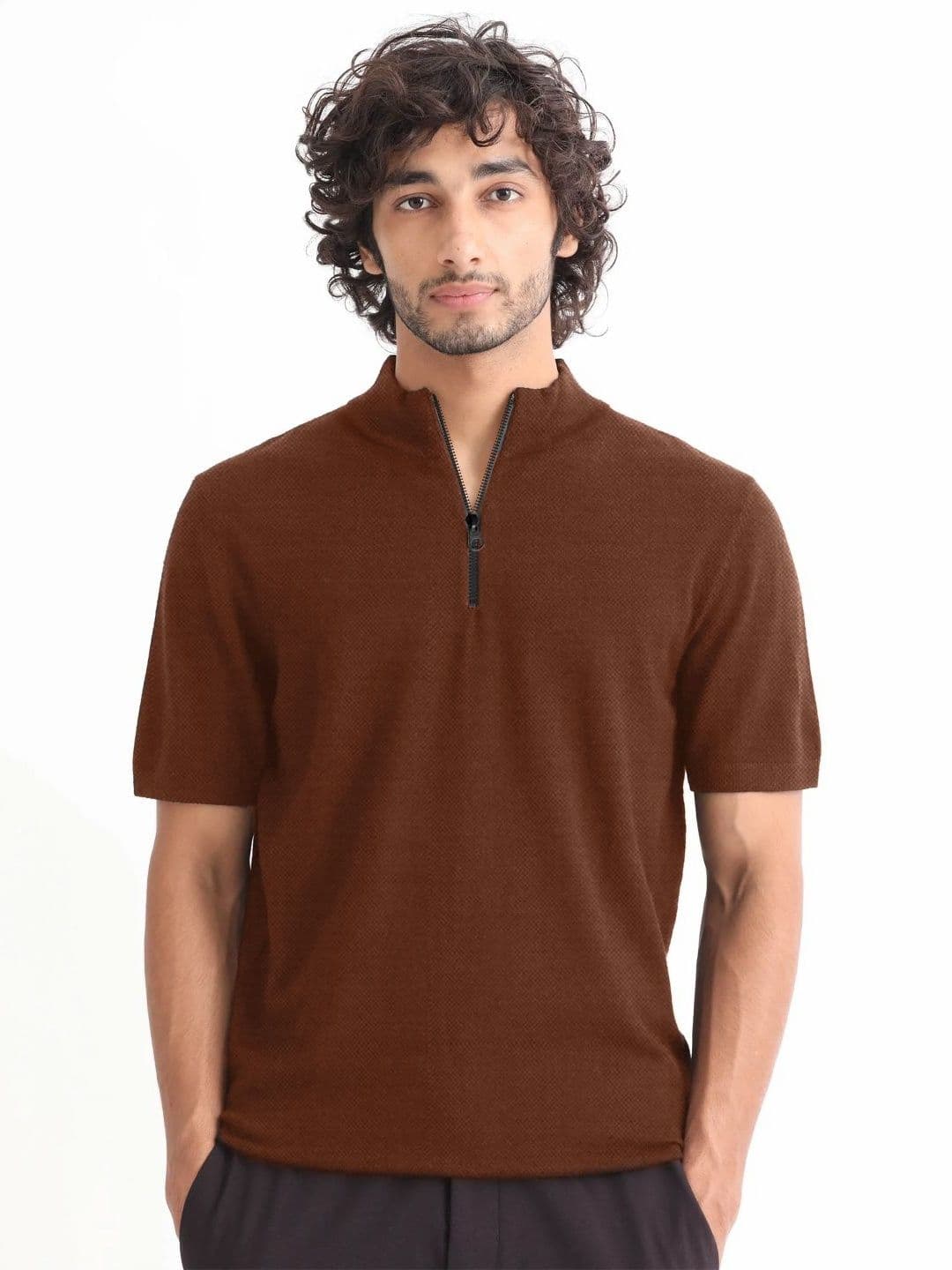 Leotude Polo Collar Short Sleeves T-shirt - view 1