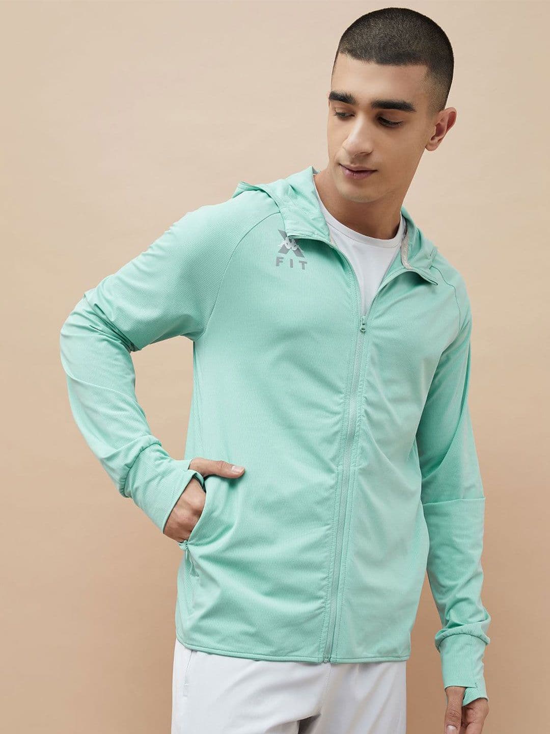 Kappa Men Hooded Front-Open Sweatshirt - view 1
