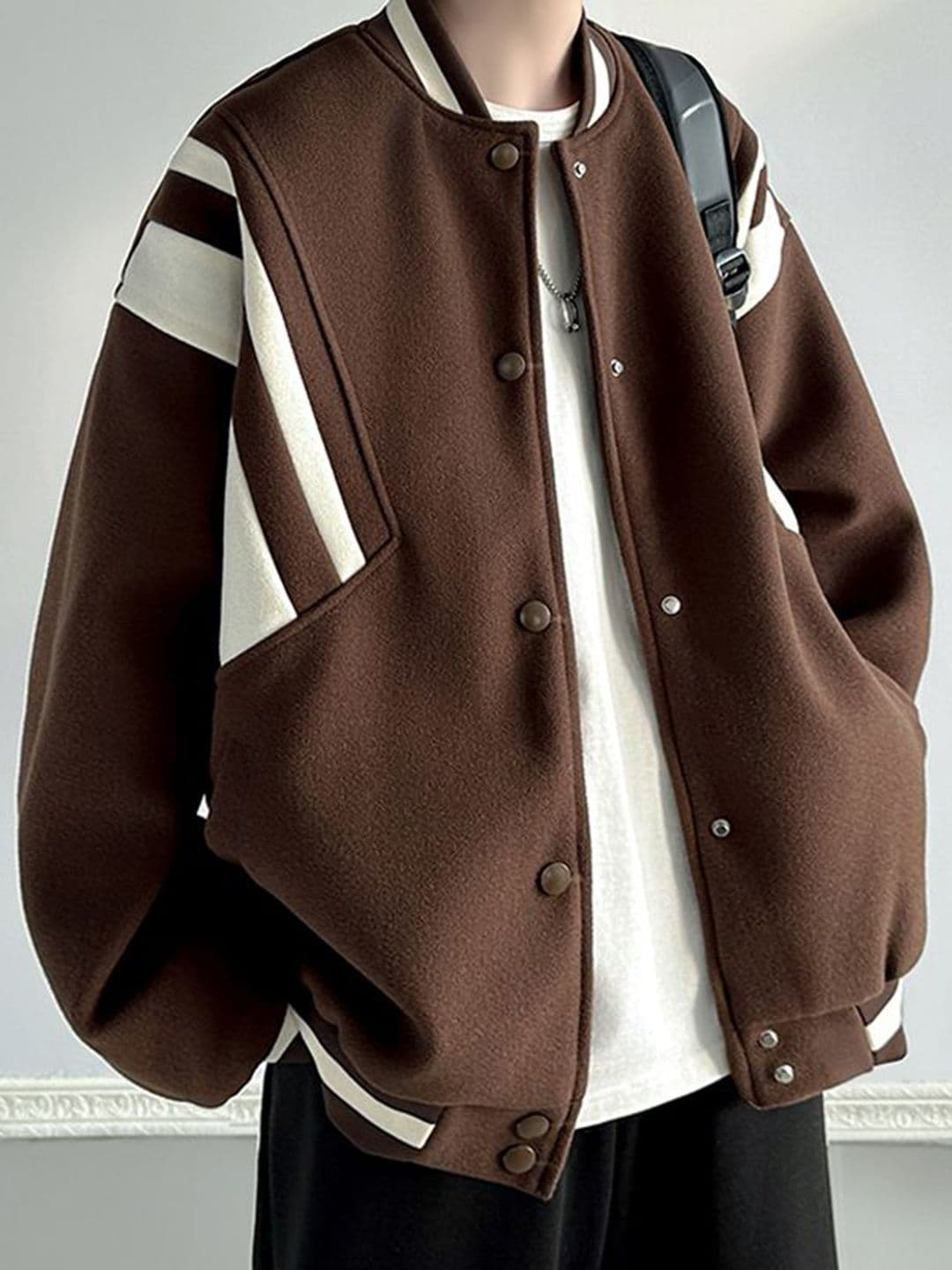 StyleCast x Revolte Men Collarless Tailored Jacket - view 1