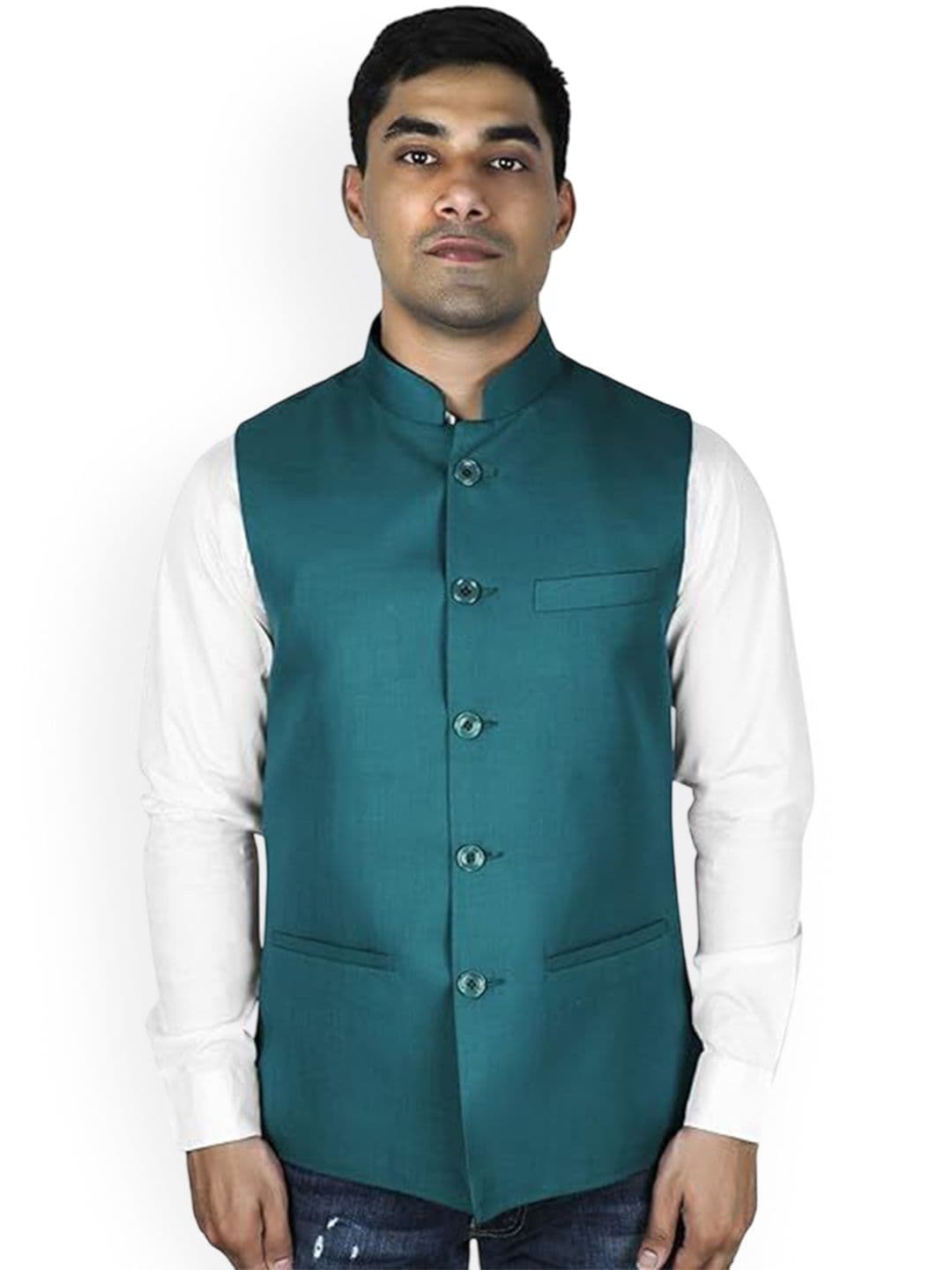 Men Style Men Mandarin Collar Sleeveless Nehru Jackets - view 1