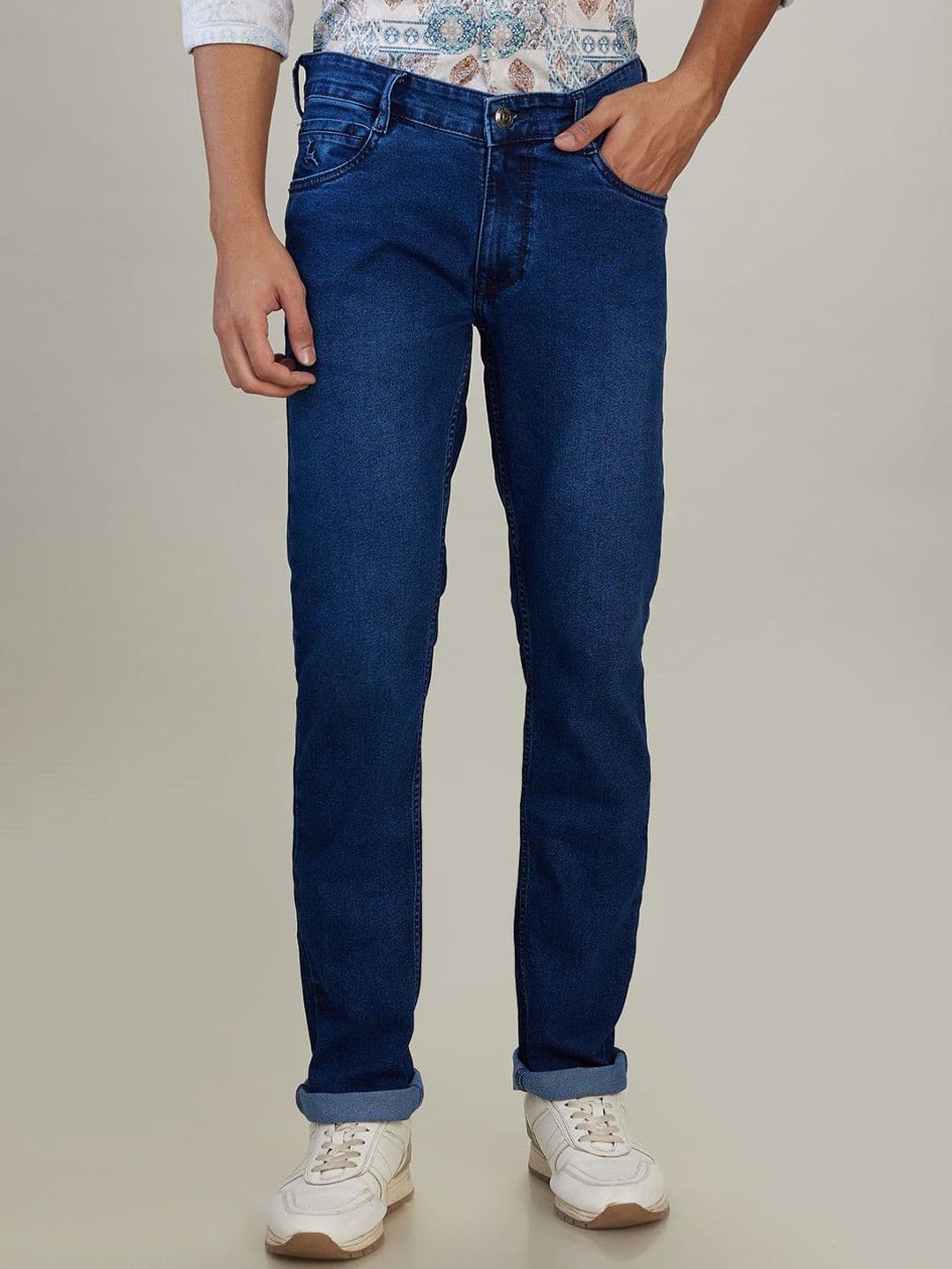 Parx Men Tapered Fit Low-Rise Jeans - view 1