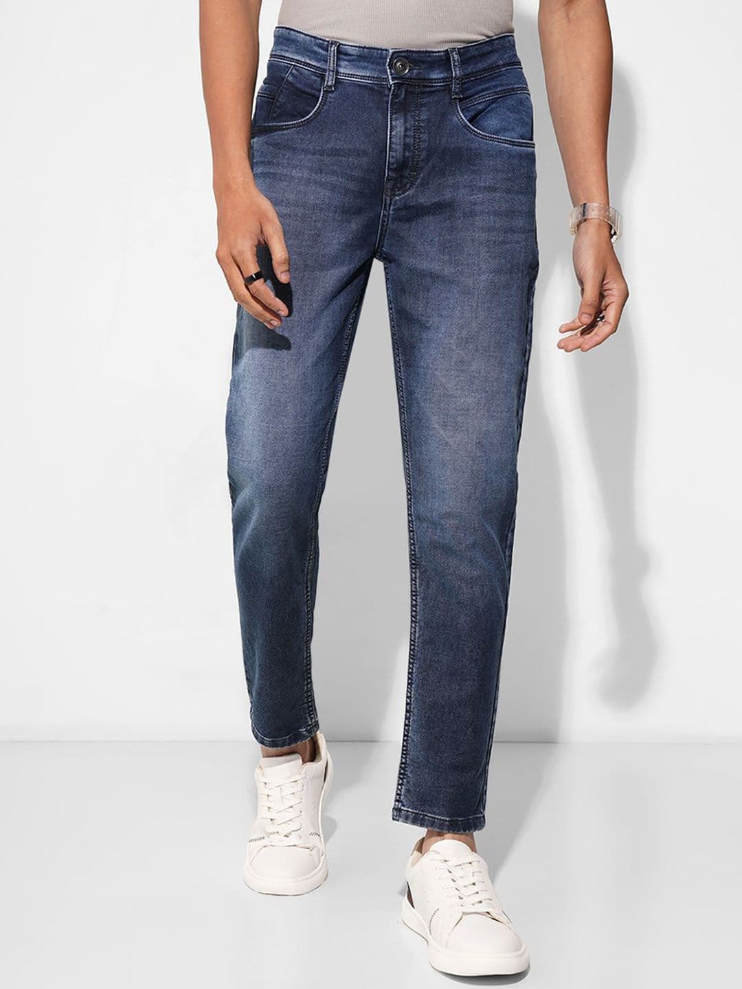 SF JEANS by Pantaloons Men Slim Fit Mid-Rise Light Fade Jeans - view 1