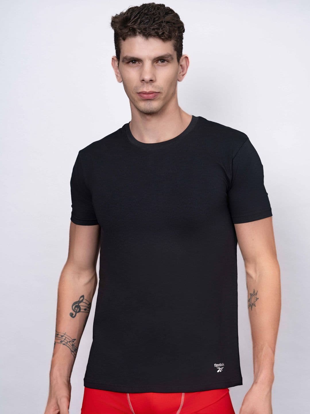 Reebok Men Round Neck Short Sleeves Lounge T-Shirt - view 1