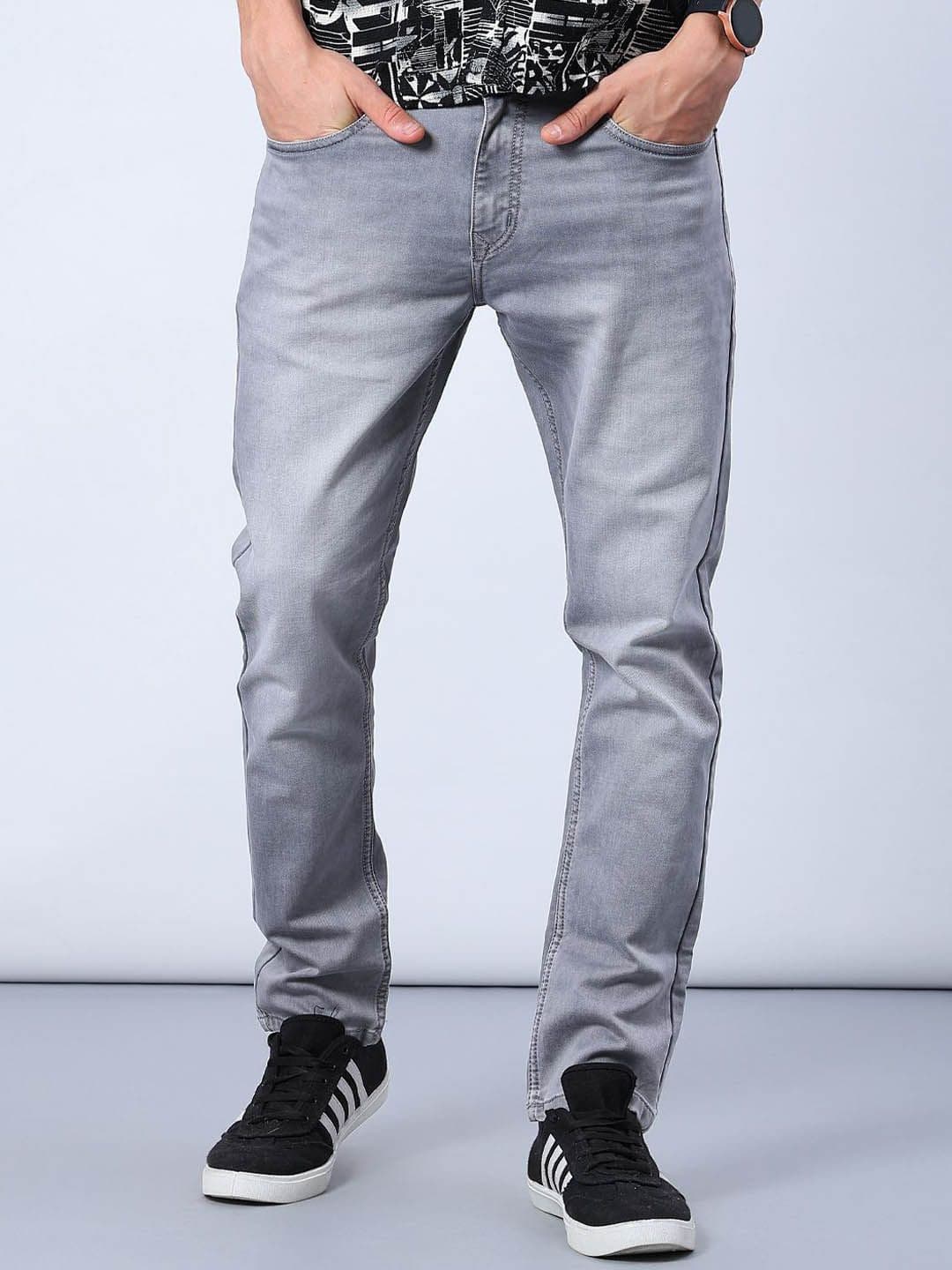 V-Mart Men Regular Fit Mid-Rise Light Fade Stretchable Jeans - view 1