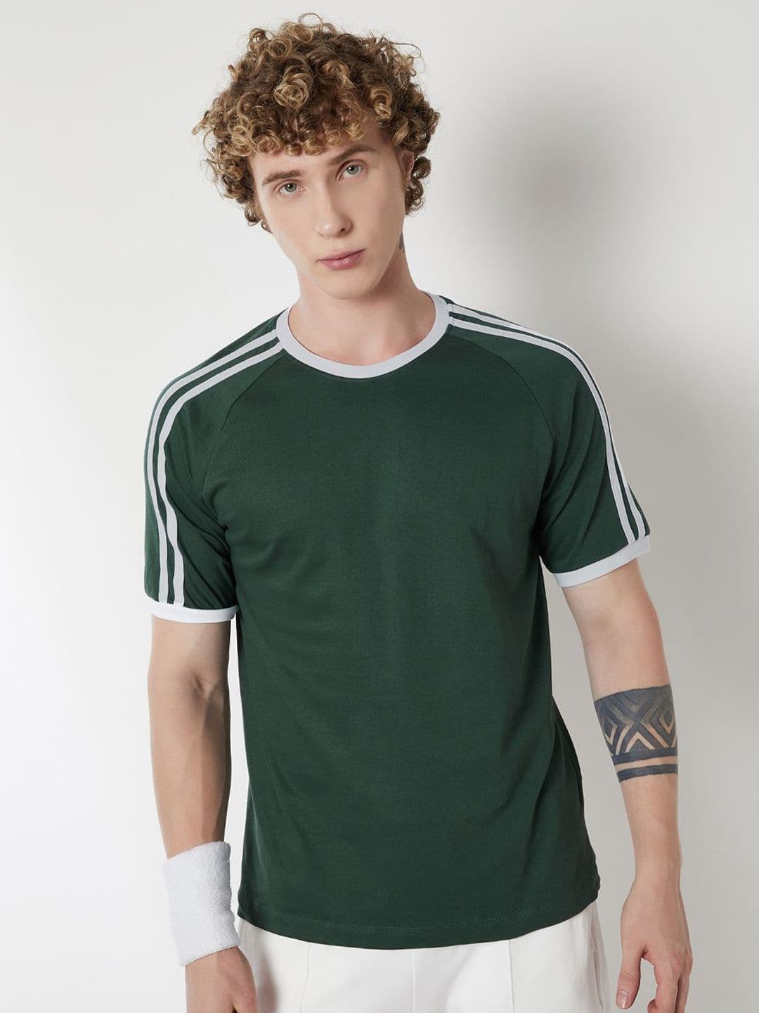 max Round Neck Pure Cotton T-shirt - view 1