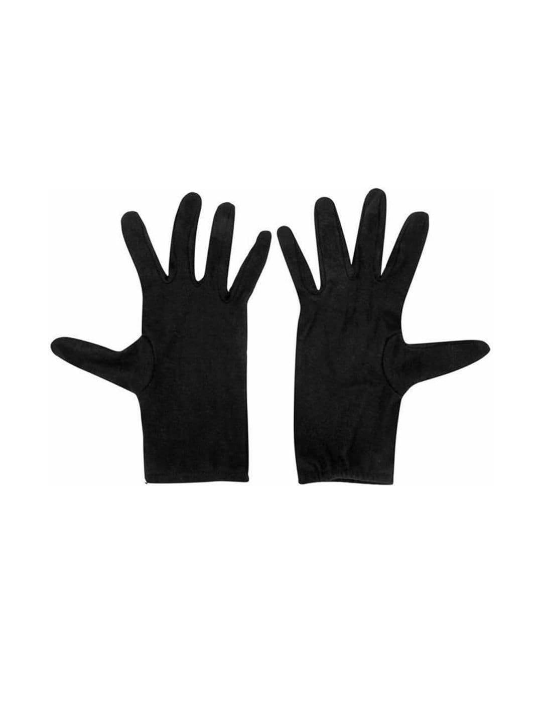 Navkar Crafts Unisex Black Half Hand Cotton Riding Gloves - view 1