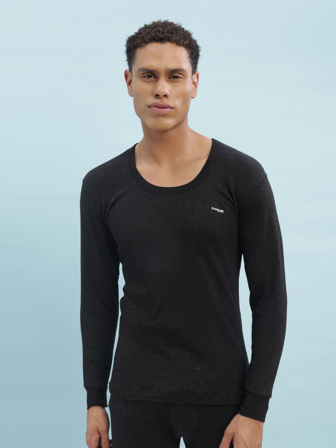 Dollar Ultra Men Charcoal Grey Thermal T-shirt - view 1