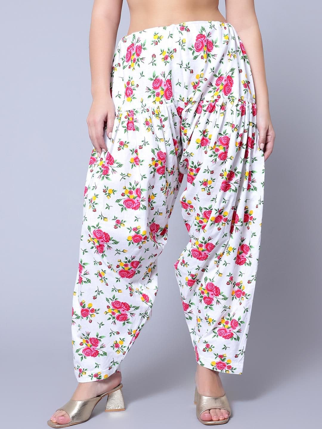 Mytrendzs Women Printed Loose Fit Cotton Salwar - view 1