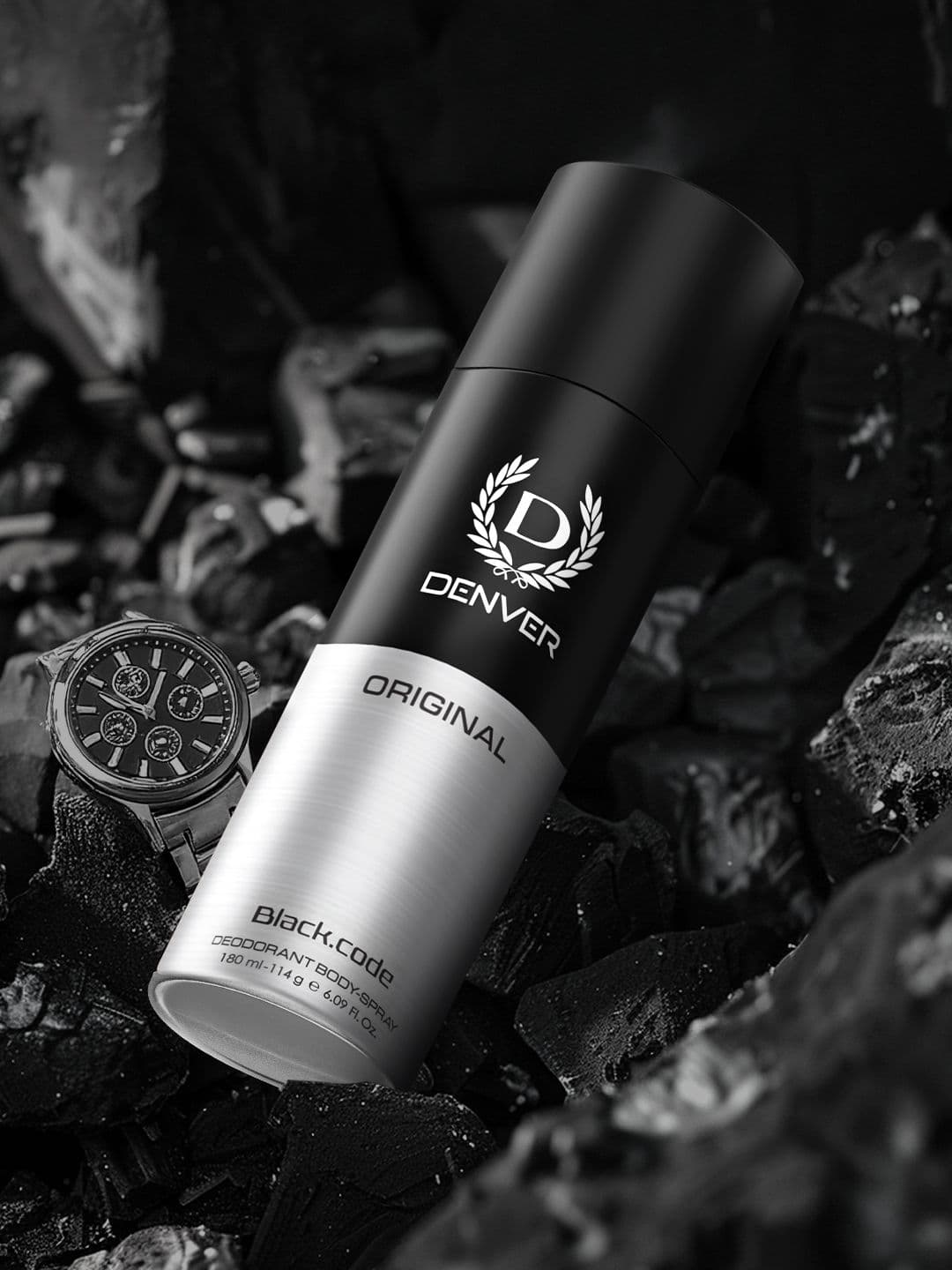 Denver Men Original Black.Code Deodorant - 180 ml - view 1