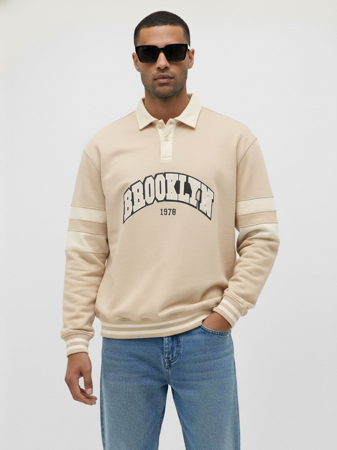 The Roadster Life Co. Typography Printed Sweatshirt - view 1