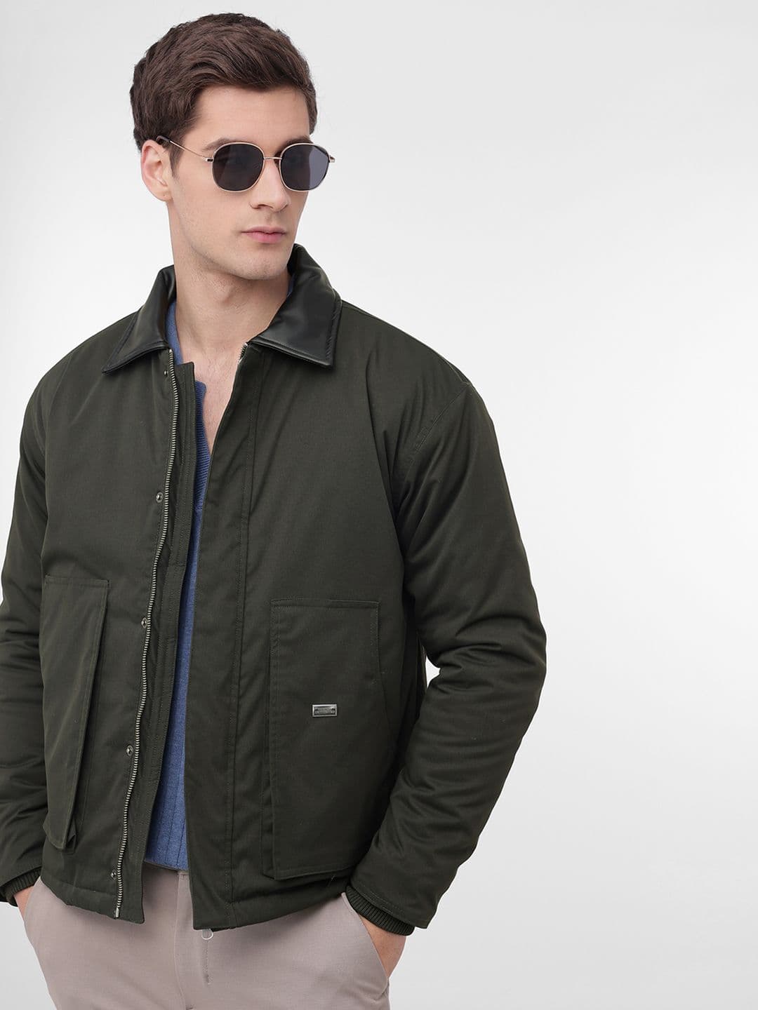 French Connection Spread Collar Tailored Jacket - view 1