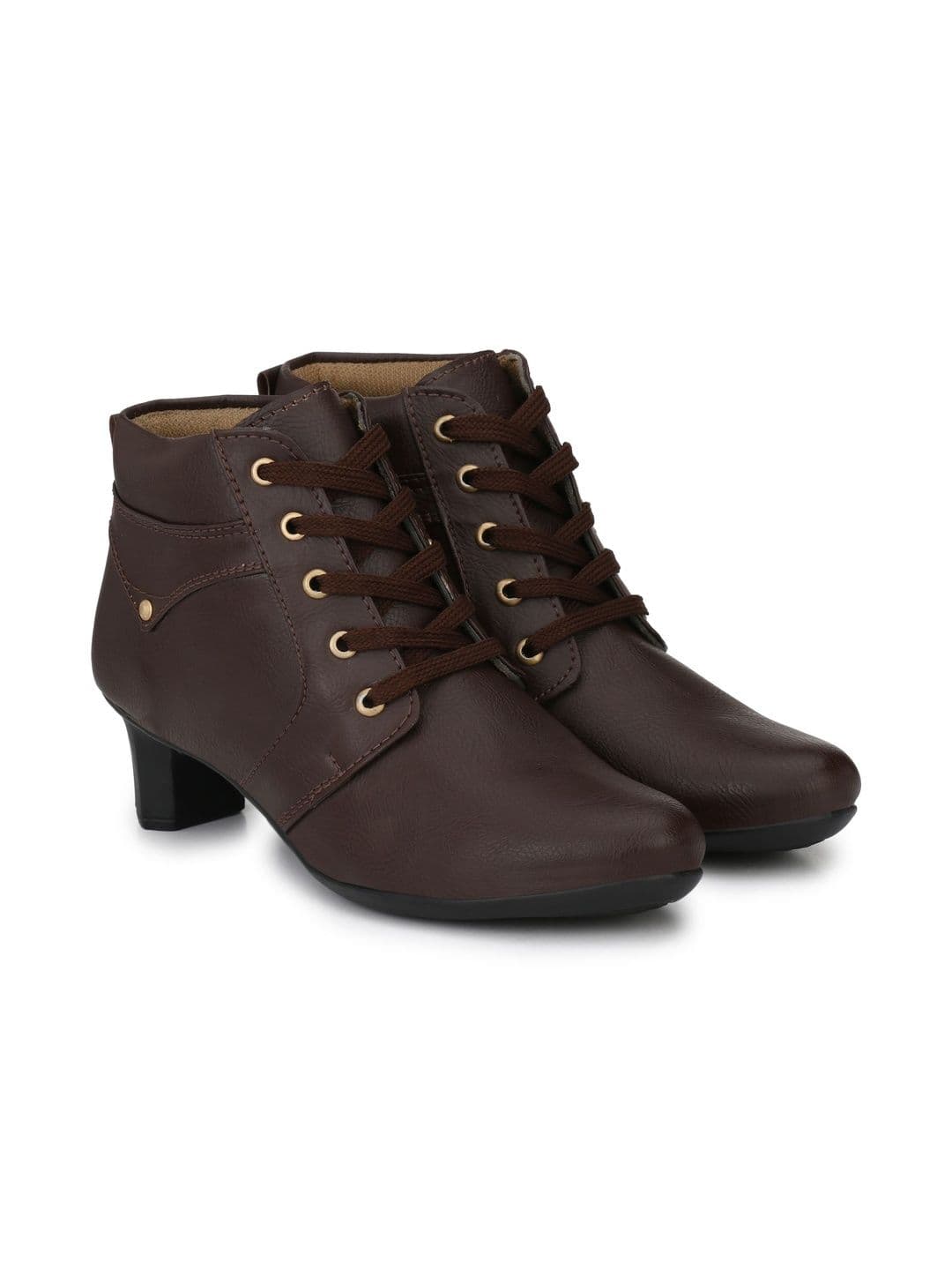 Neso Women Pointed Toe Lace-Ups Winter Boots - view 1