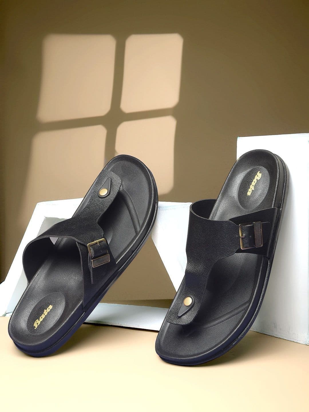 Bata Men Open Toe Flats - view 1