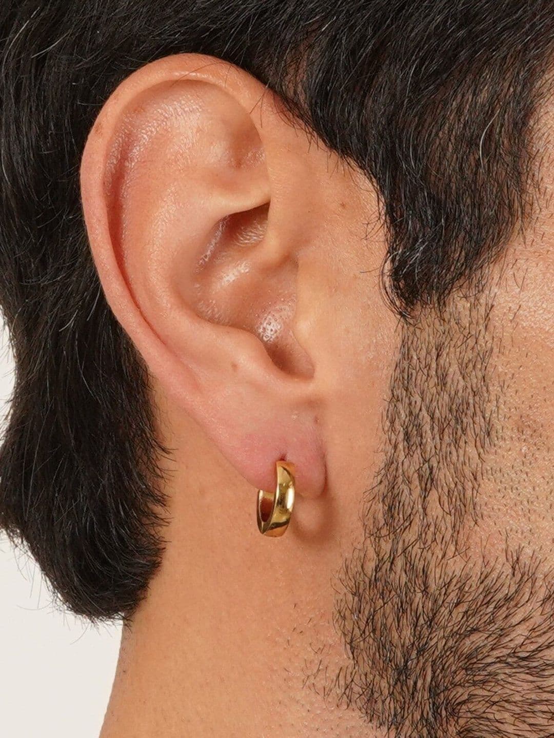 MILLER Gold-Plated Stainless SteelHoop Earrings - view 1