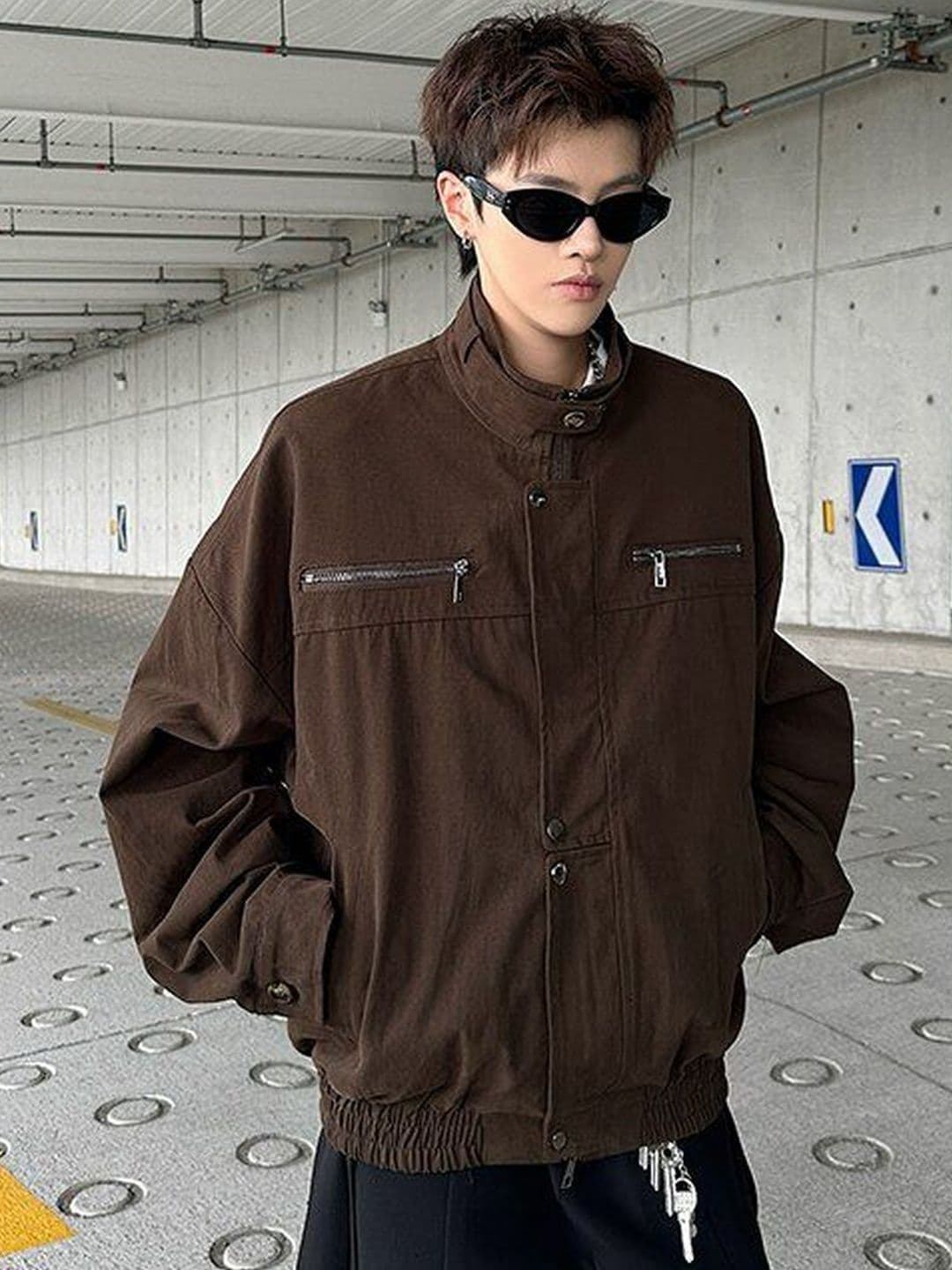HERE&NOW Men Lightweight Bomber Jacket - view 1