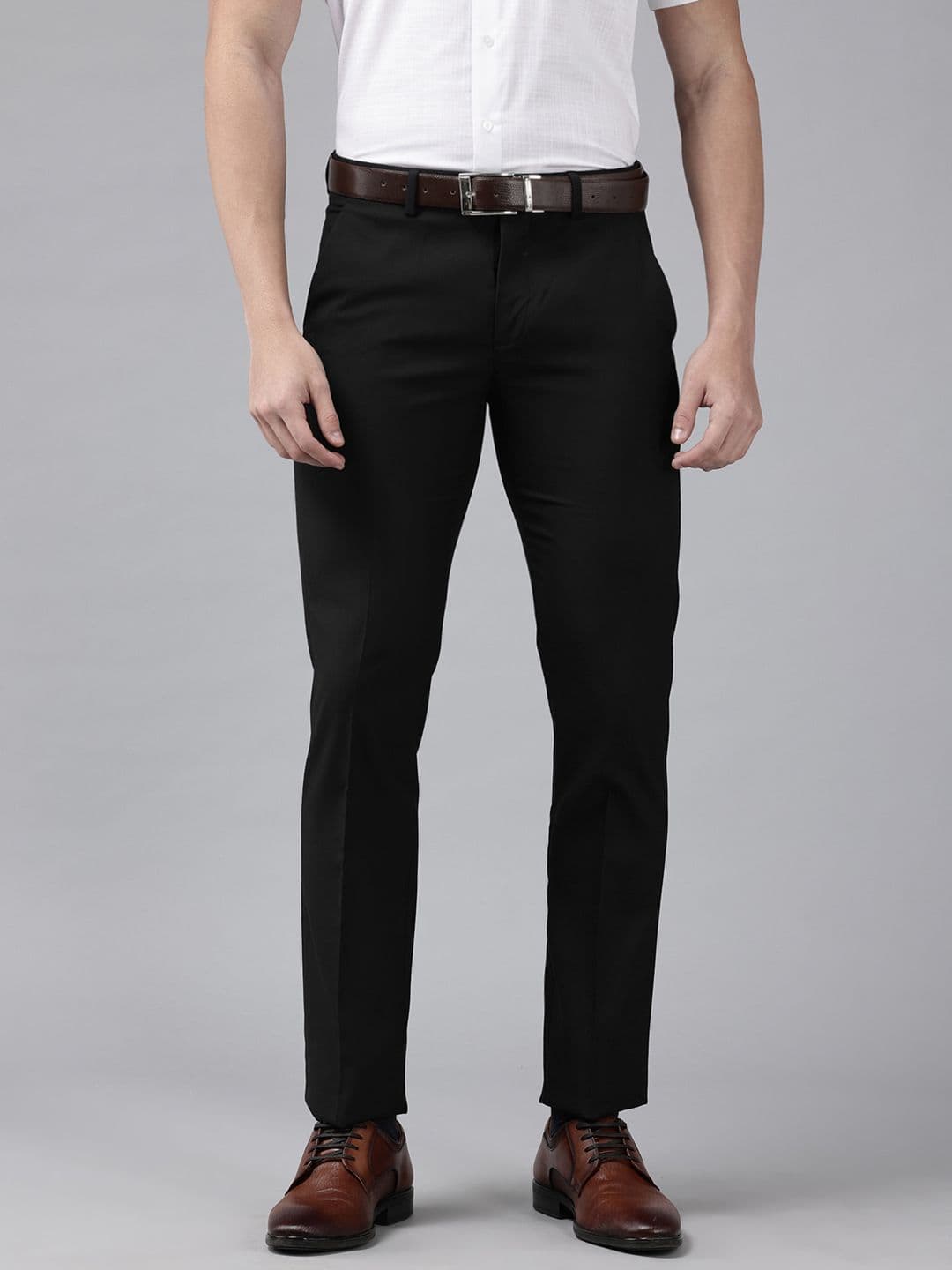 Arrow Men Mid-Rise Tailored Fit Formal Trousers - view 1