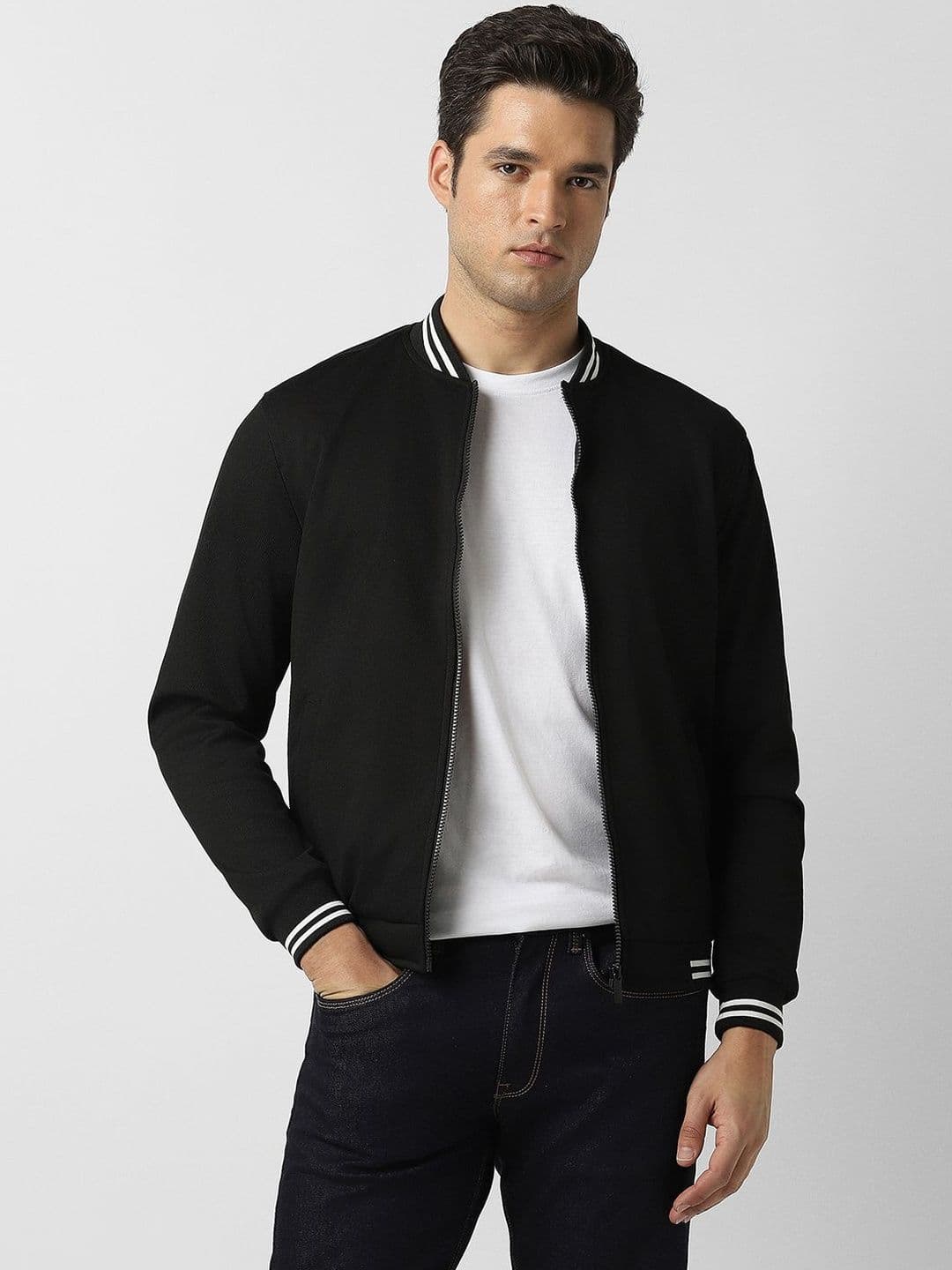 Peter England Casuals Men Bomber Jacket - view 1