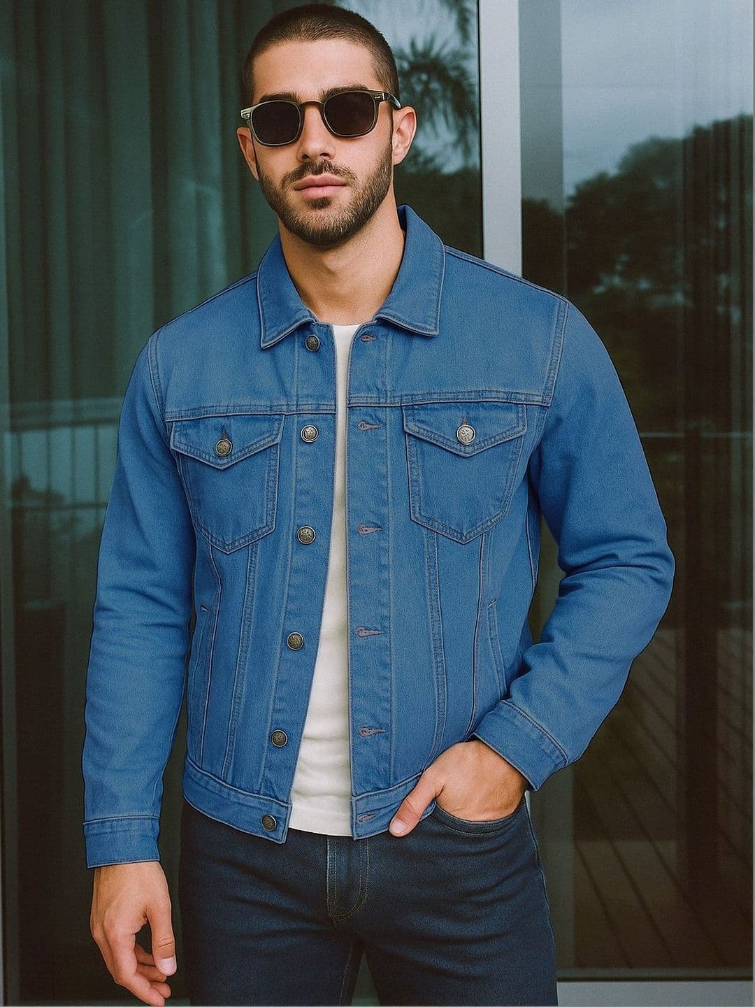 SZN Men Denim Jacket - view 1