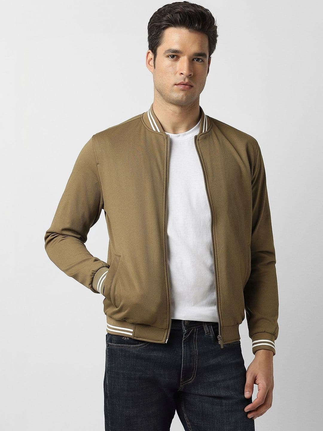 Peter England Casuals Men Bomber Jacket - view 1