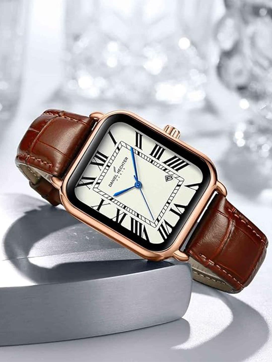 Daniel Hechter Women Dial & Leather Textured Straps Analogue Watch DHW2012-02 - view 1