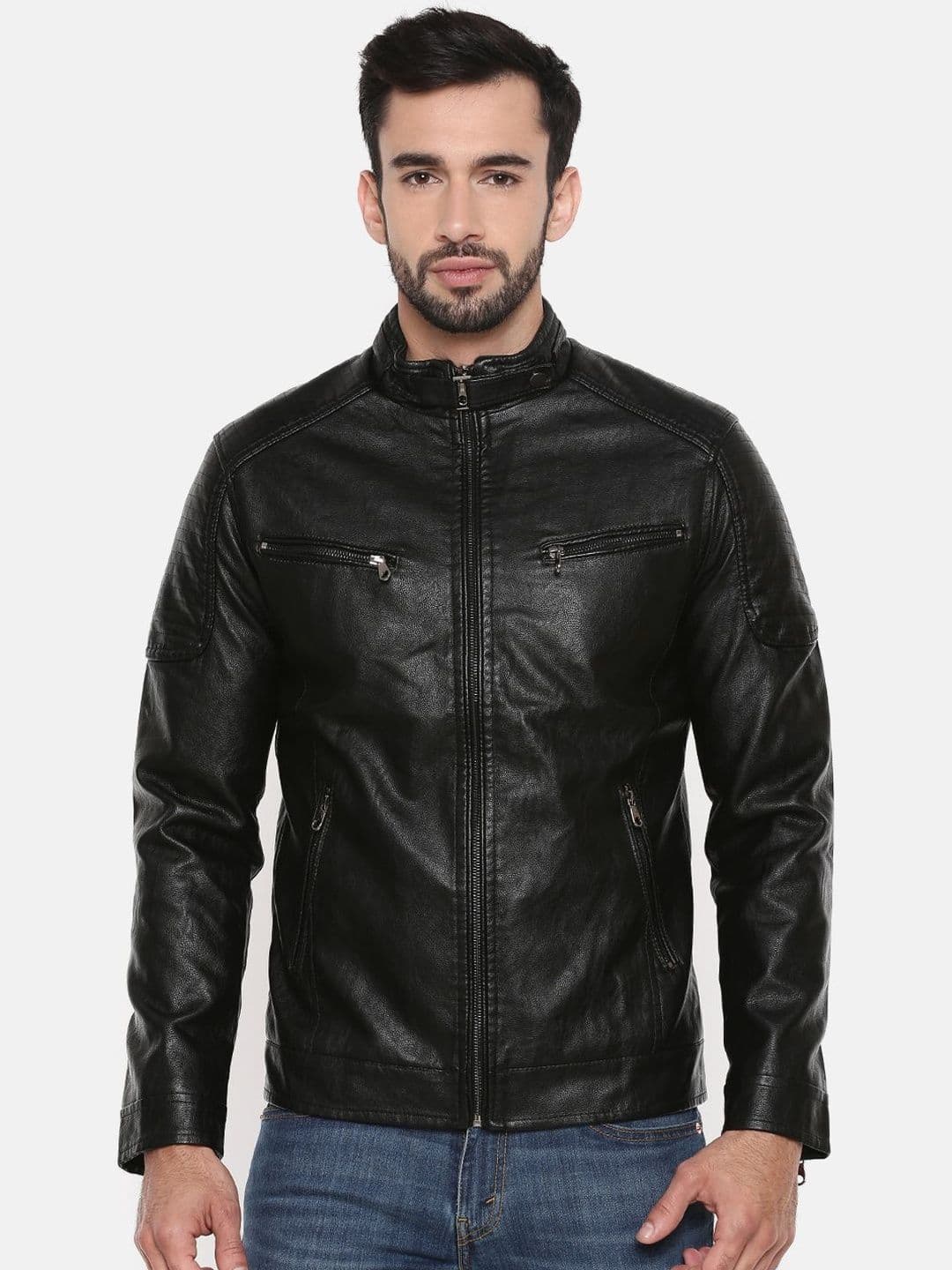The Indian Garage Co Men Biker Jacket - view 1