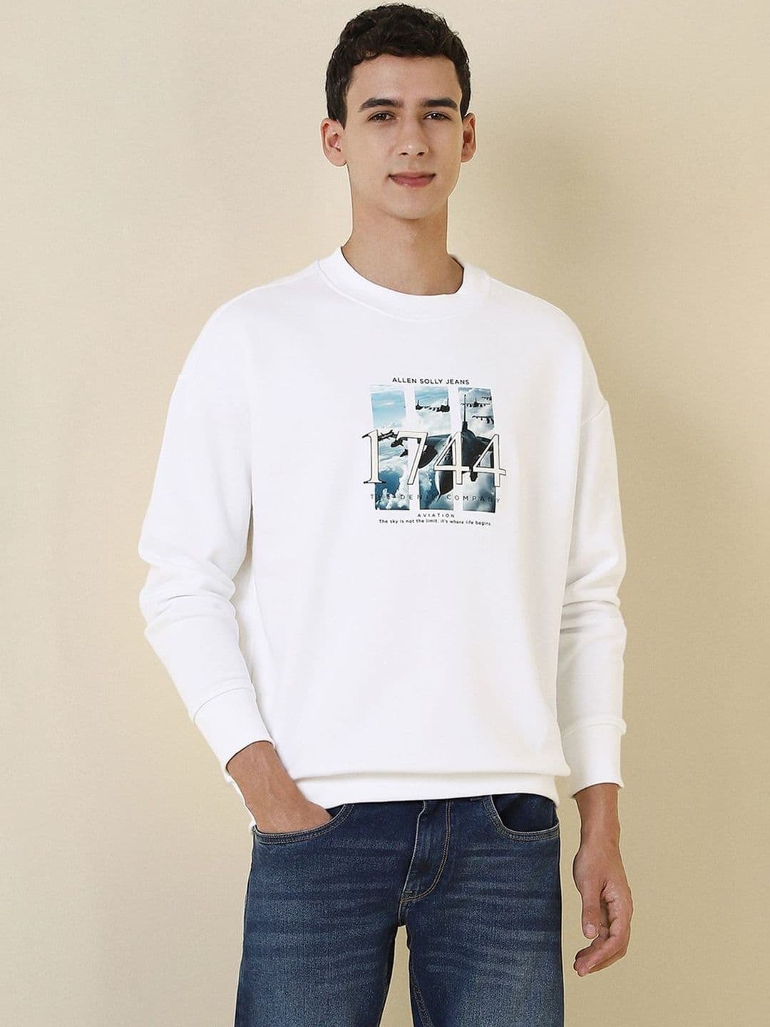 Allen Solly Men Printed Sweatshirt - view 1
