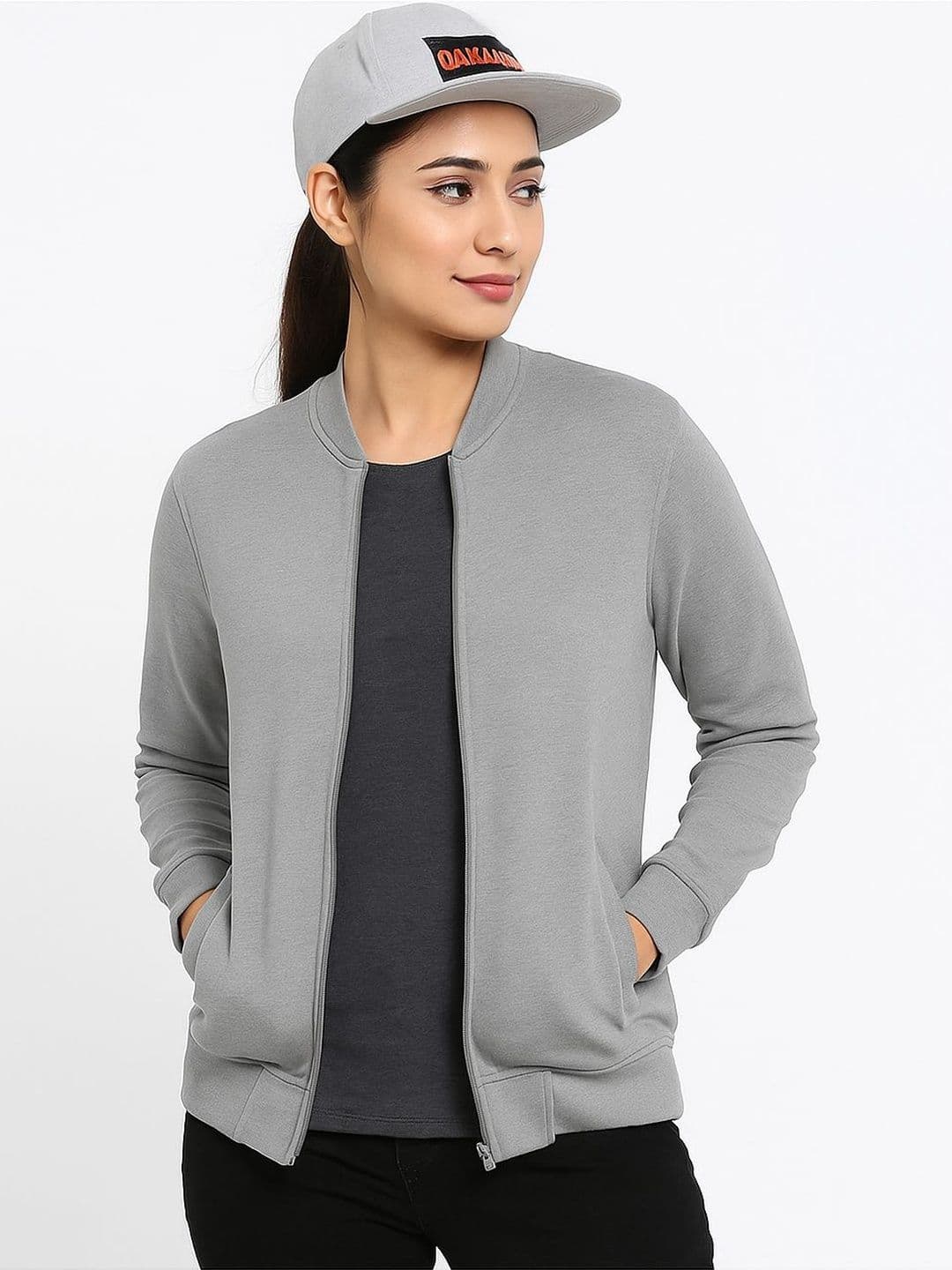 SCROTT FITNESS Women Fleece Bomber Jacket - view 1