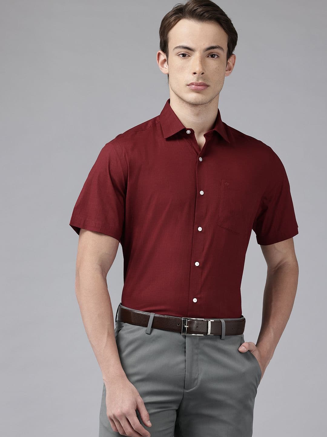 Arrow Cutaway Collar Pure Cotton Regular Fit Formal Shirt - view 1