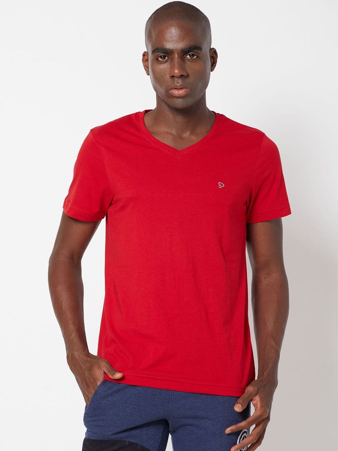 MACHO Cotton V-Neck T-shirt - view 1