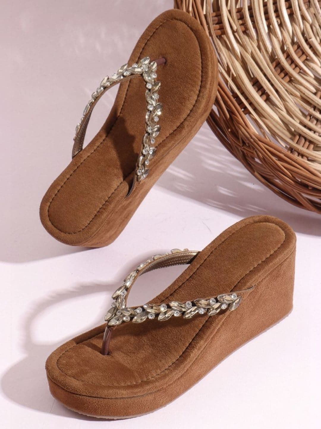 Try Me Suede Wedge Sandals - view 1