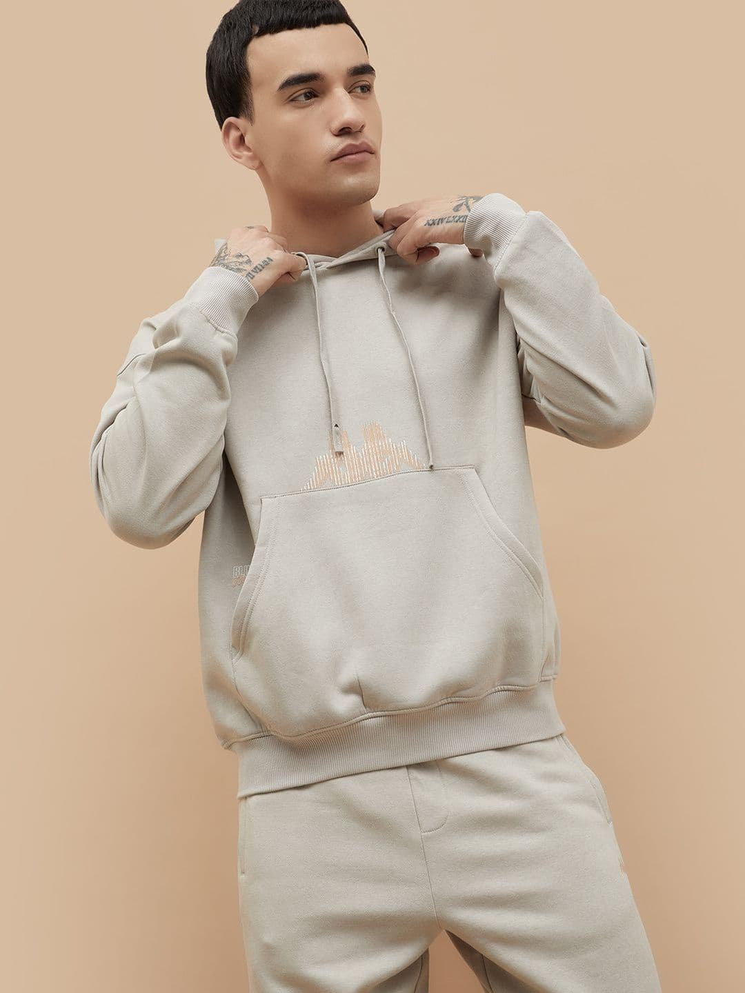 Kappa Men Printed Hooded Sweatshirt - view 1