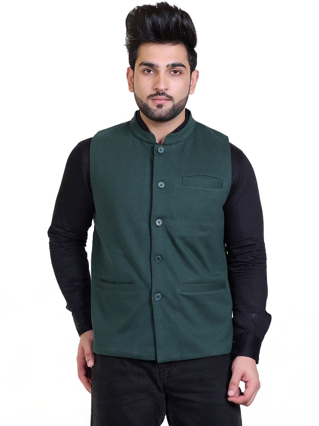 Mast & Harbour Men Fleece Outdoor Fashion Jacket - view 1