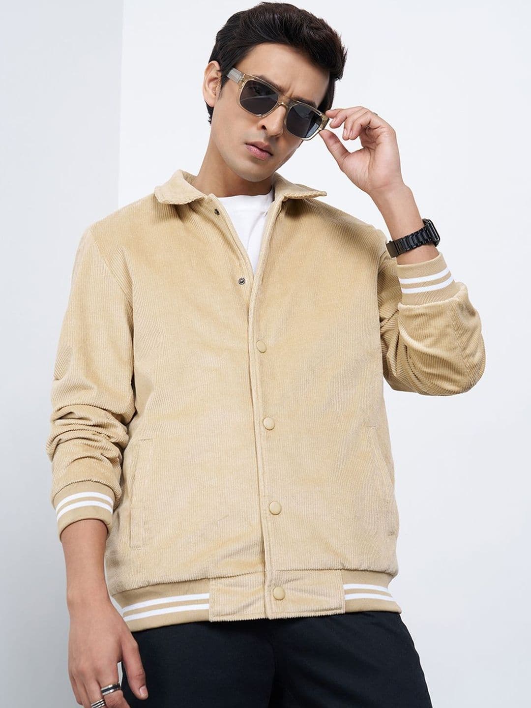 Peregrine by Pantaloons Men Bomber Jacket - view 1