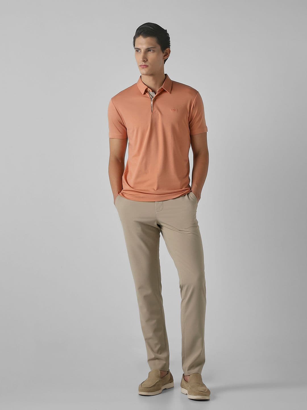 Mufti Polo Collar Slim Fit T-shirt - view 1