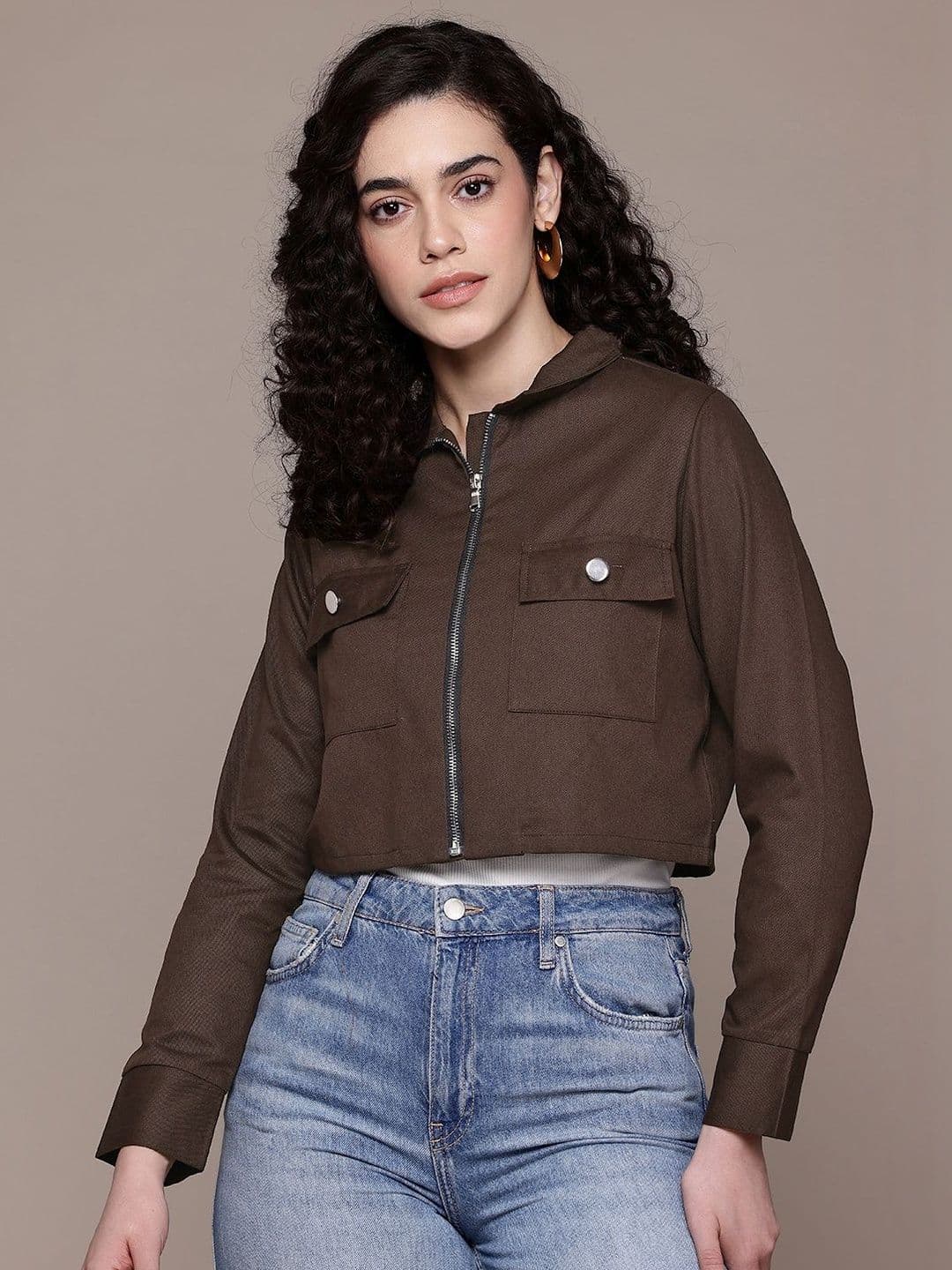 CORSICA Women Crop Denim Jacket - view 1