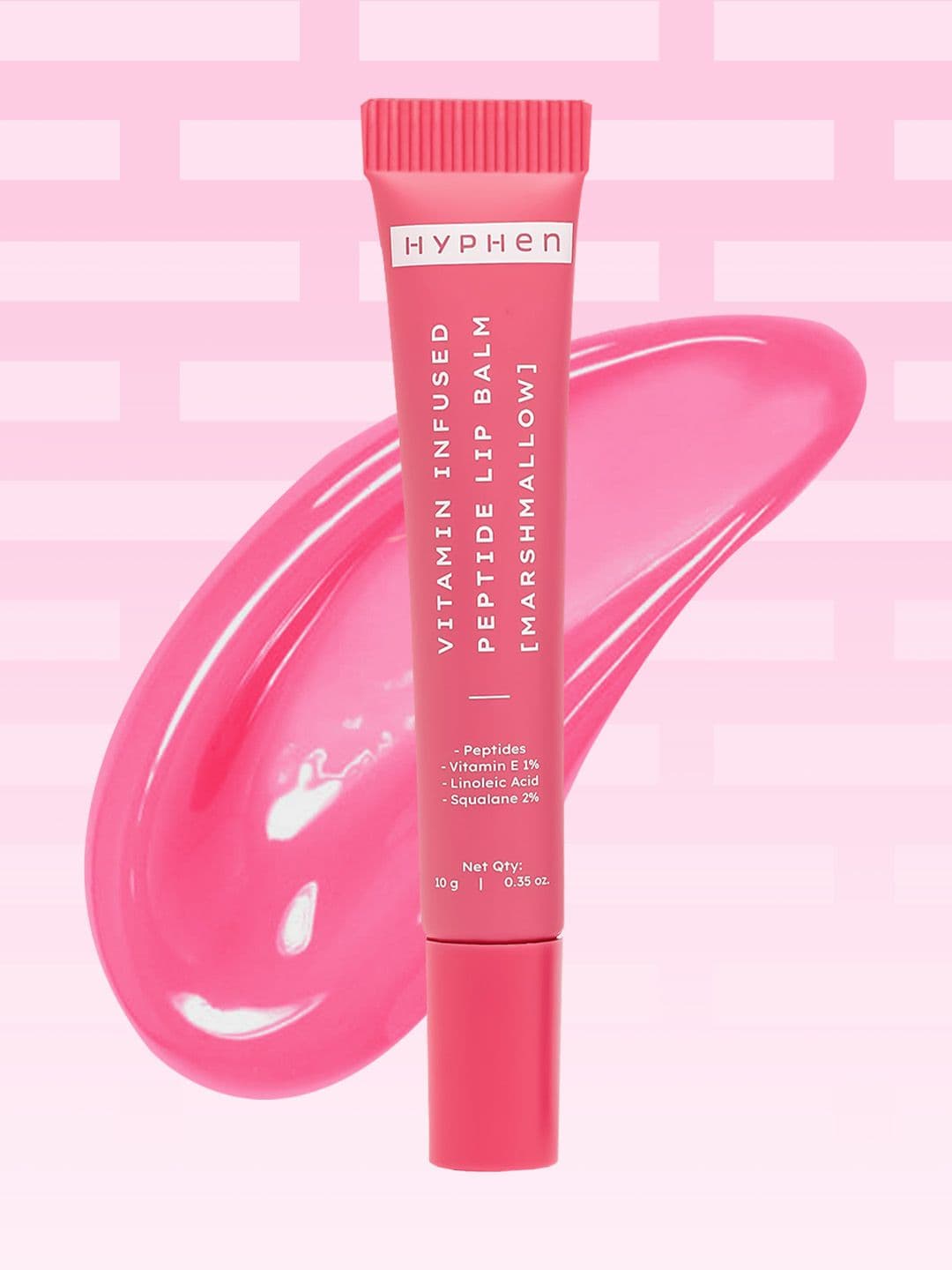 Hyphen Tinted Lip Balm with 1% Vit E & 2% Squalane to Brighten & Moisturize10g Marshmallow - view 1