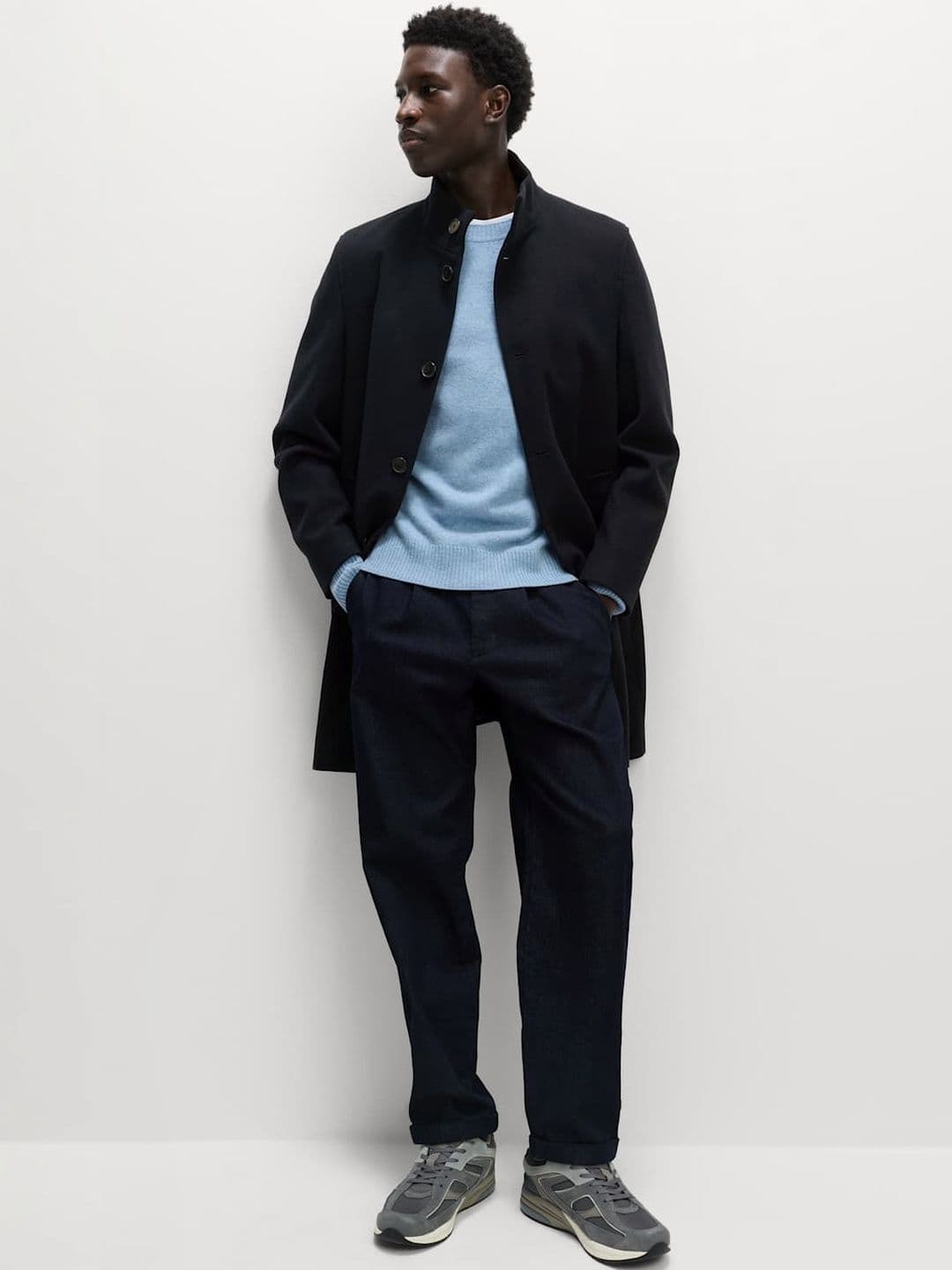 Marks & Spencer Funnel Neck Overcoat - view 1