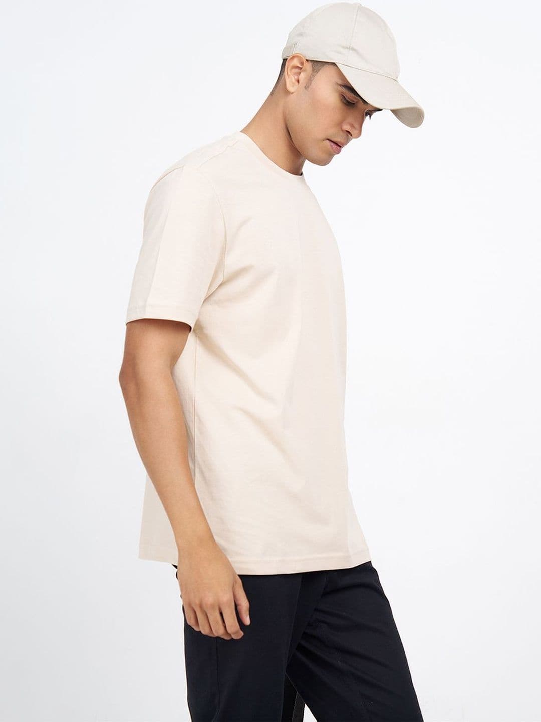 Peregrine by Pantaloons Men Slim Fit T-shirt - view 1