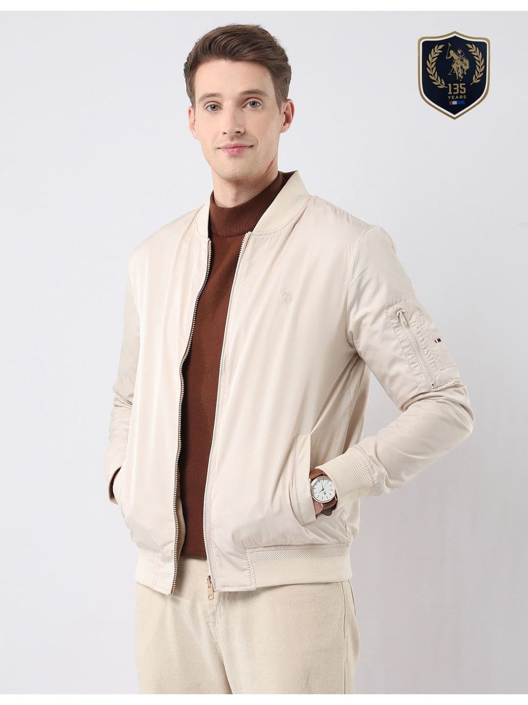 U.S. Polo Assn. Men Reversible Bomber Jacket - view 1
