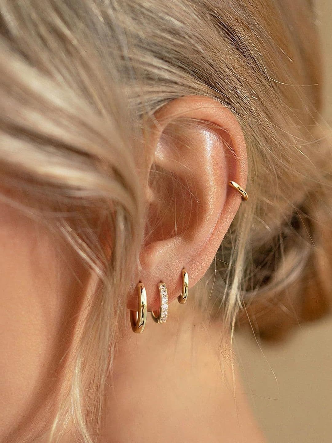 StyleCast x Revolte Classic Hoop Earrings - view 1